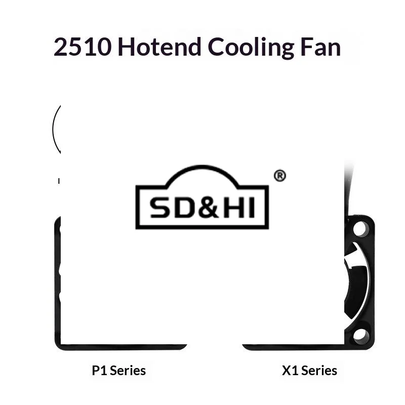 

1Pcs 5015 Blower Fan 2510 Mini Fan 5V 15000 Rpm/min With Cable 3d Printer Accessories X1 P1P P1S ForBamboo Lab