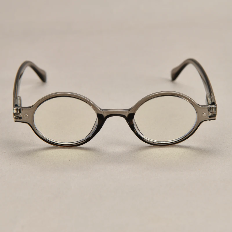 Kleine runde Rahmen modische Retro Lesebrille blaues Licht blockierende Hyperopiebrille Unisex Computerbrille +0 – Detail 12