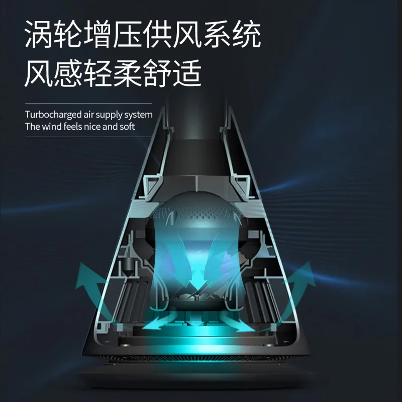 Bladeless fan Intelligent tower fan Household floor fan Vertical air circulation Electric  Soft wind shaking remote control