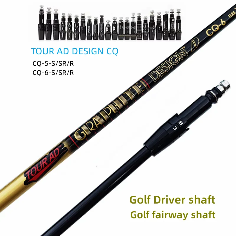 

Golf Clubs Shaft,TOUR AD CQ Graphite Shaft Driver and wood Shafts Flex 5/6，R/S/SR/X,Free assembly sleeve and grip 0.335 Tip