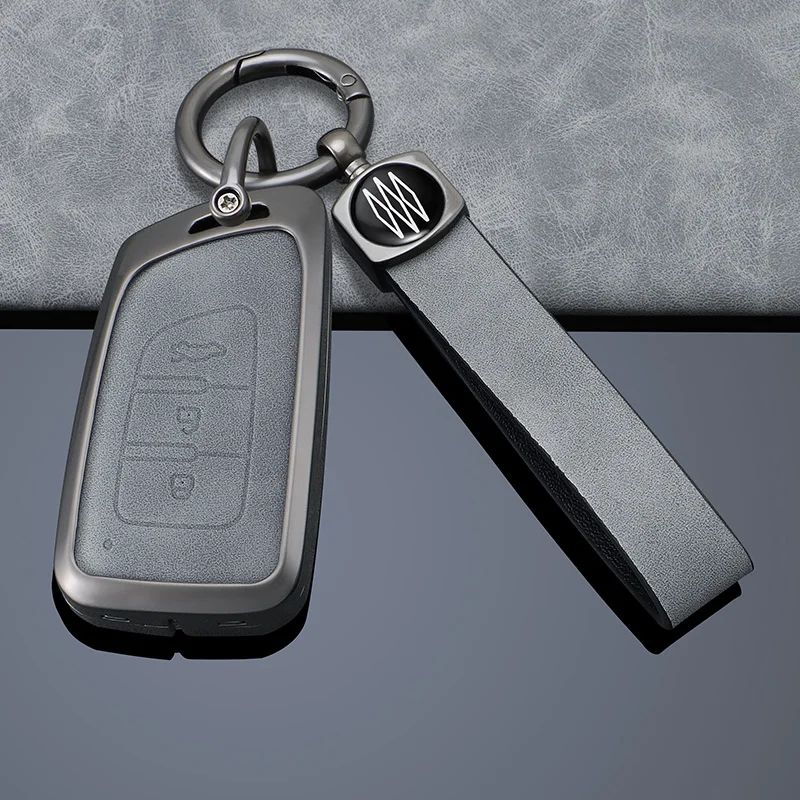 Чехол для автомобильного ключа из цинкового сплава, брелок для DongFeng DFM 580 370 S560 AX7 AX5 AX4 AX3 MX5, защита автомобильных аксессуаров