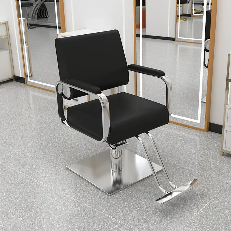 HK9 hairdressing chair Internet celebrity barber shop perm and dye hair salon special fashion lifting stainless steel hair cutti