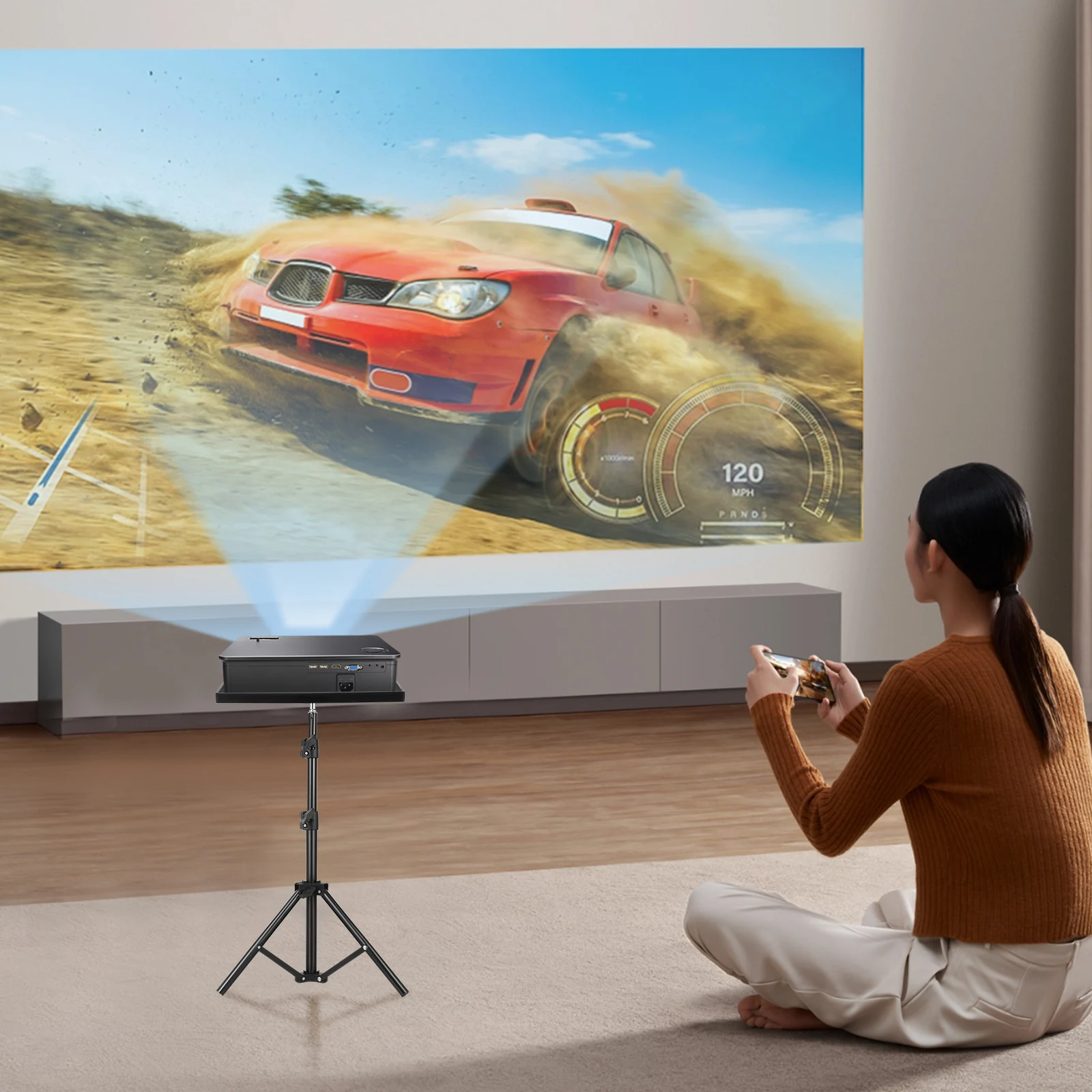 Bandeja universal para tripé de projetor, suporte para placa de som, smartphone, câmera, laptop, suporte de plataforma, haste telescópica