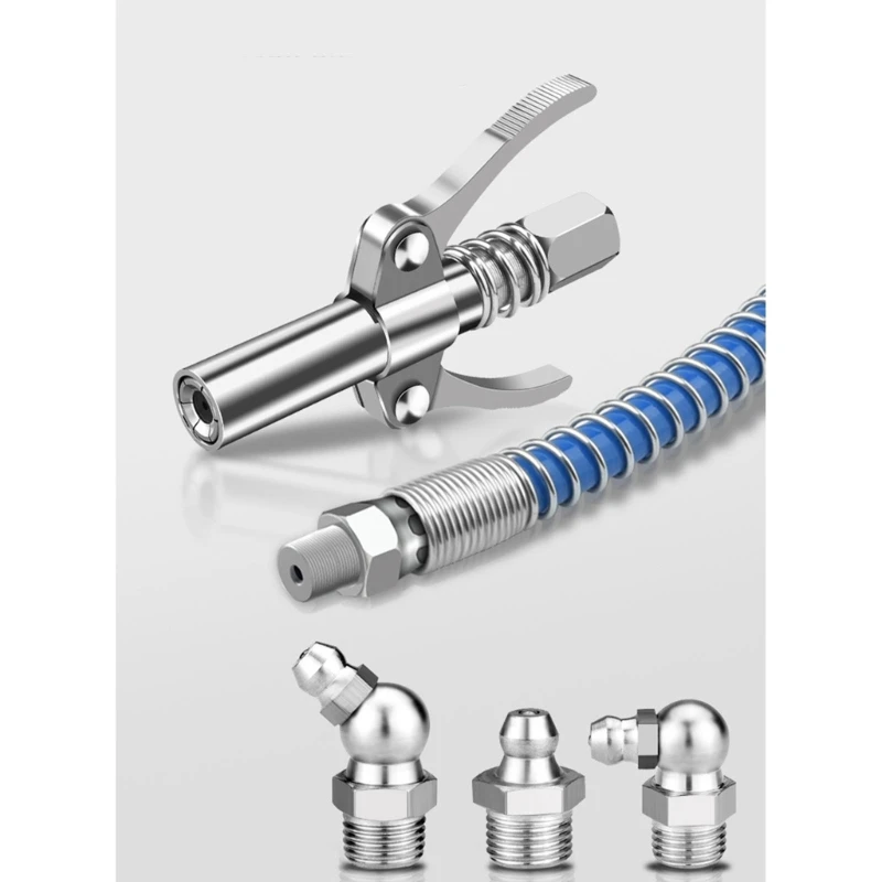 Sterke Lockon GreasesGun-koppelingen 10000PSI Quick Release-vetkoppelingset Dropship