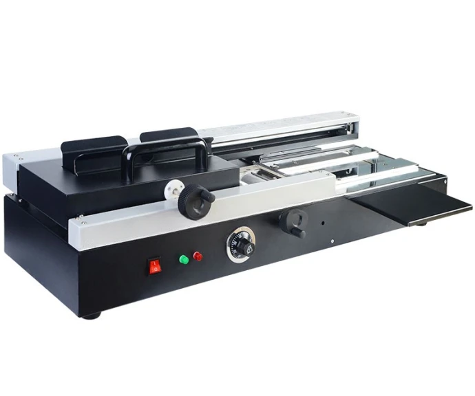 

Electric Heating Desktop Hot Melt Binding Machine(Gluing Length 320mm)