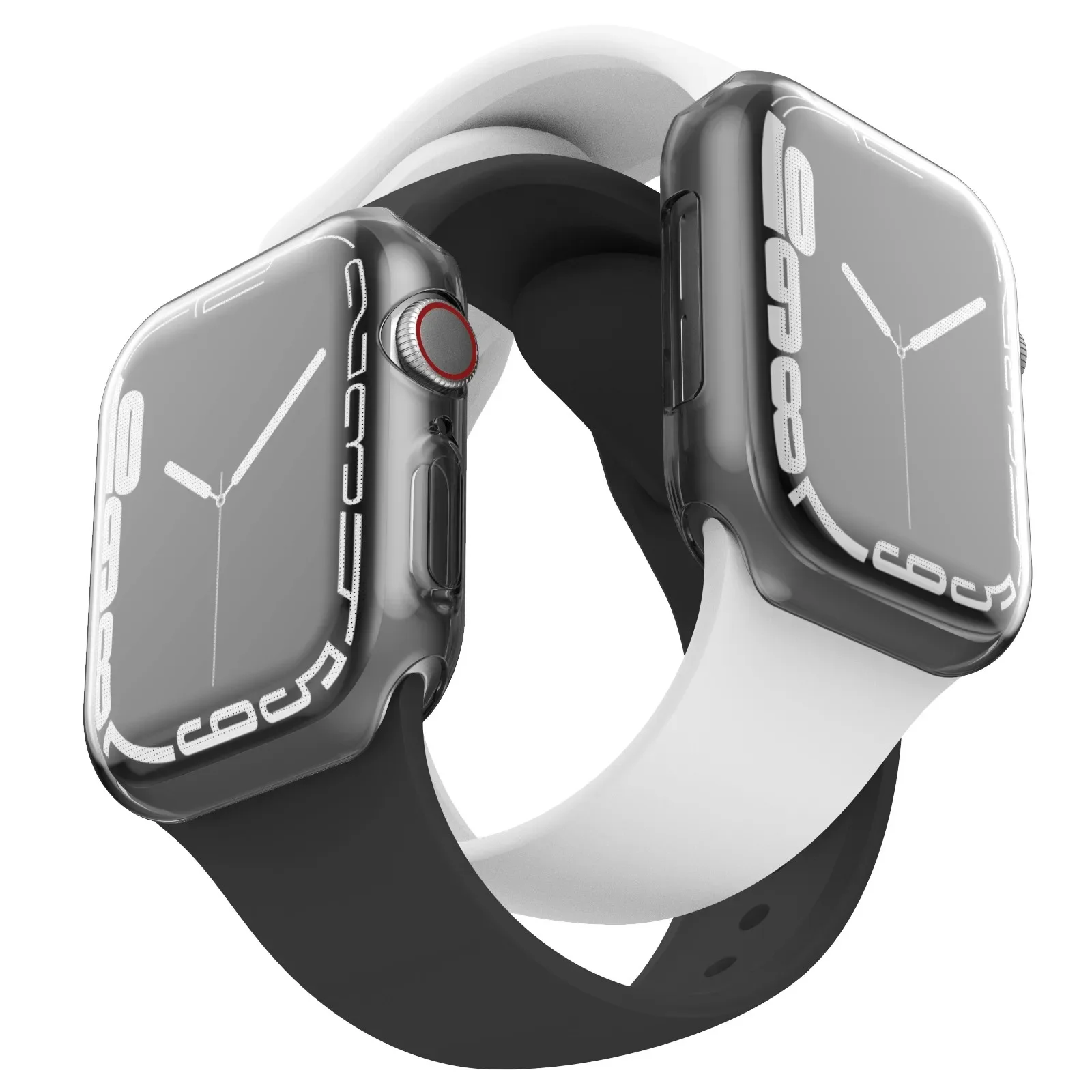 Protective Shell for Apple Watch Case 9 8 7 45mm 41mm All-round Anti-drop Protection Glass for Series 6 5 4 3 SE3 44mm 42mm 40mm