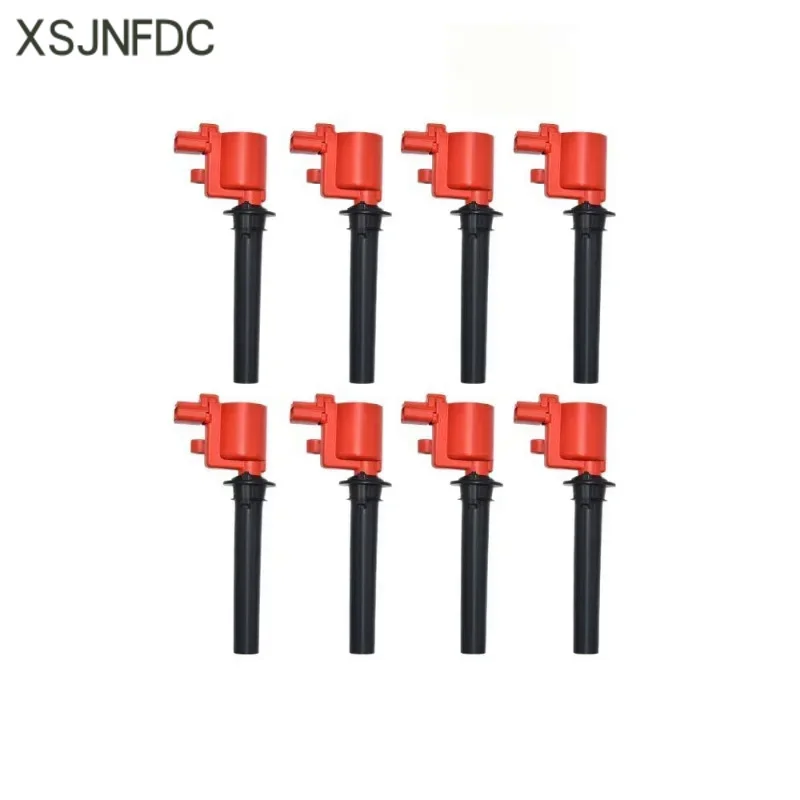 Red Ignition Coils 6G33-12A366-CA 9G33-12A366-AA 3 Pins Ignition Coil Packs For Aston Martin DB9 Vantage V8 4.2L 4.3L 4.7L 2005