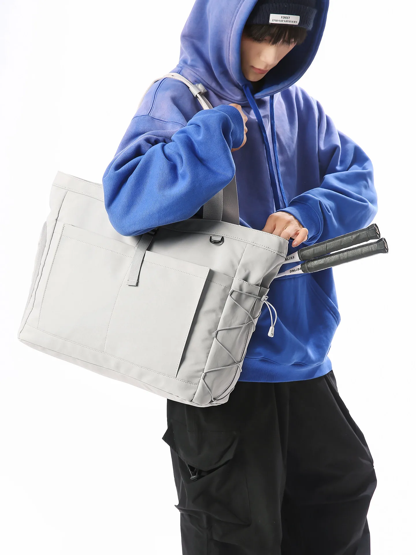 women's-minimalist-solid-color-tote-bag-hand-carry-multi-purpose-for-sports-yoga-badminton-gym-practical-large-capacity