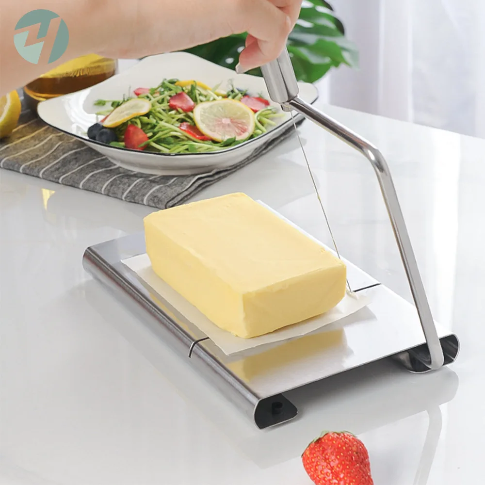 Stainless steel cheese slicer multifunctional cheese cutting table stainless steel cheese cutting plate