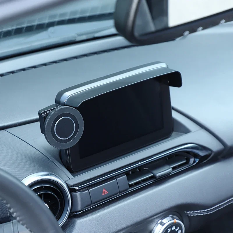 

For Mazda MX-5 MX5 Fiat 124 / Abarth 124 2016-2023 Car Phone Holder Central Control GPS Navigation Bracket Auto Accessories
