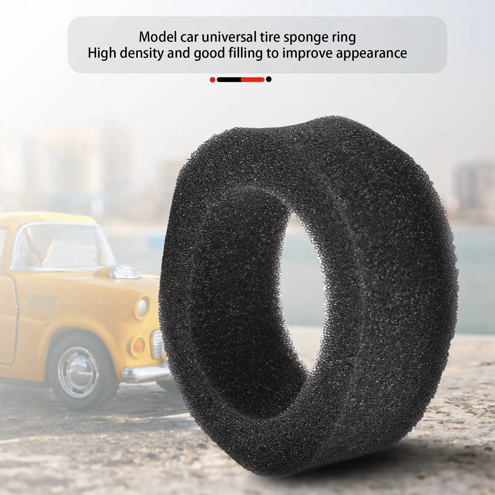 4Pcs Tire Soft Sponge Foam for MN D90 D99 M S WPL C14 C24 C34 B16 B36 B14 B24 RC Car Upgrade Parts Accessories