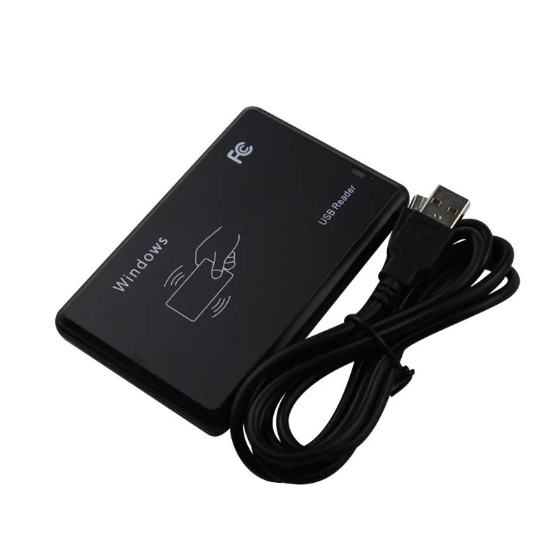 

2023 EM4100 TK4100 125khz ID Non-contact Sensitivity Smart Card Supports Window System Ultra-thin RFID Card Reader USB Port