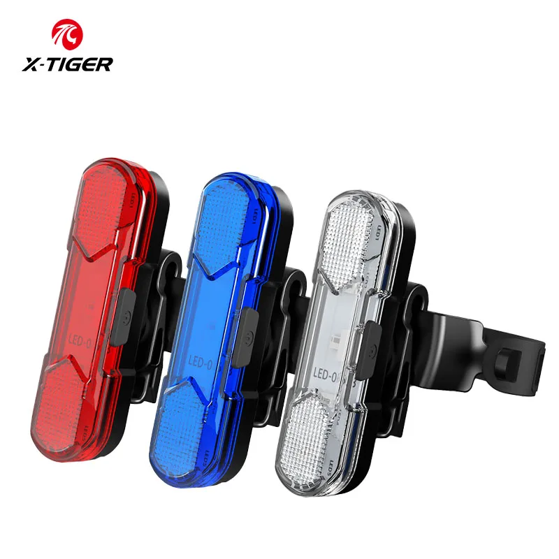 

X-TIGER Bike Taillight Accessories Waterproof MTB Bicycle Light Rear USB Rechargeable LED Flashlight Warning Cycling Tail Lamp