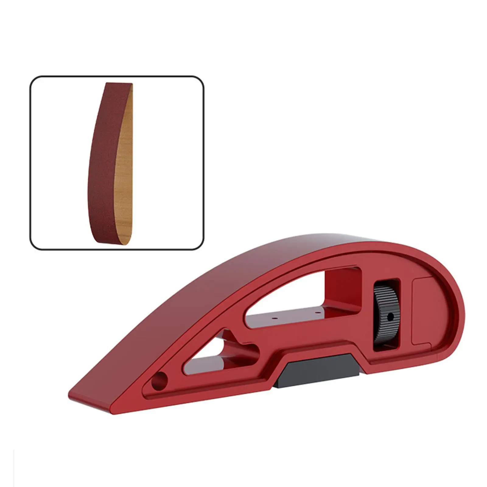 Manual Sanding Belt Holder Comfortable Grip Handheld Belt Sander Attachment