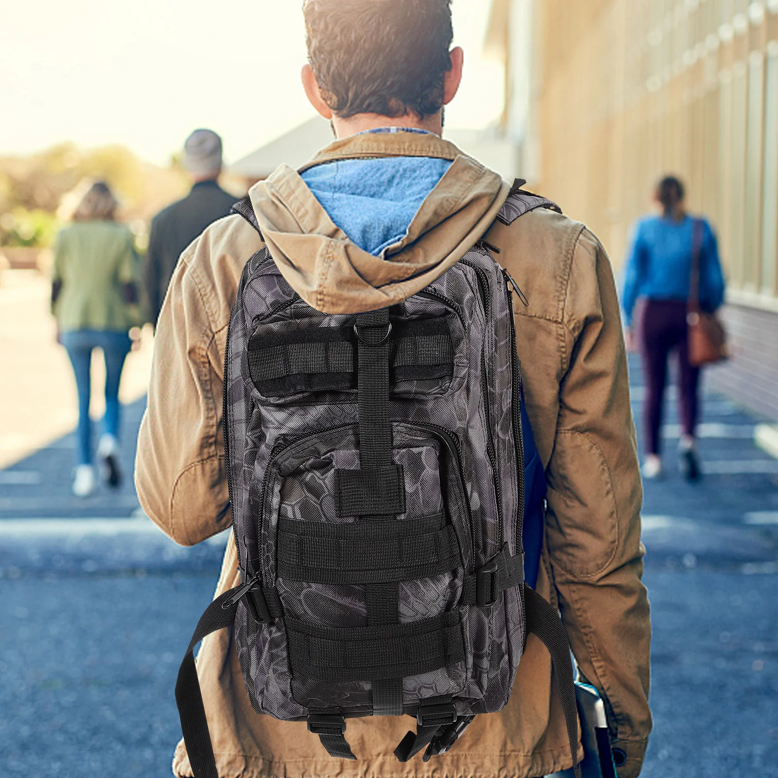 

Outdoor Backpack Backpacks Hiking Oxford Portable Camping Storage Bag Travel