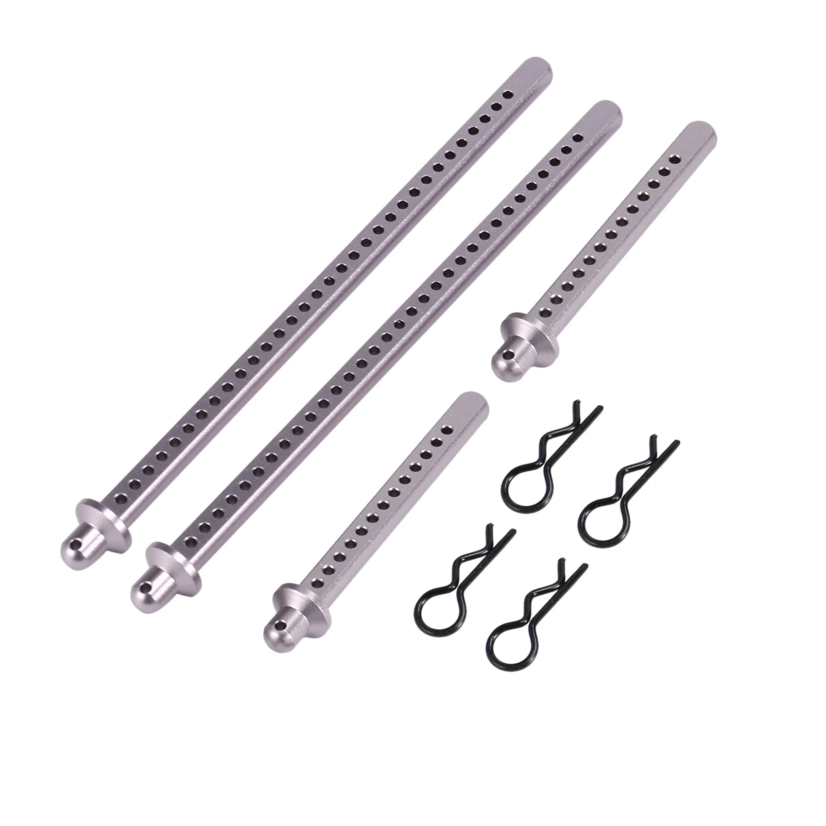 A63T-Metal Extended Body Posts Mount Shell Column For 1/10 RC Crawler Car Axial SCX10 SCX10 II 90046 90047 Upgrade Parts