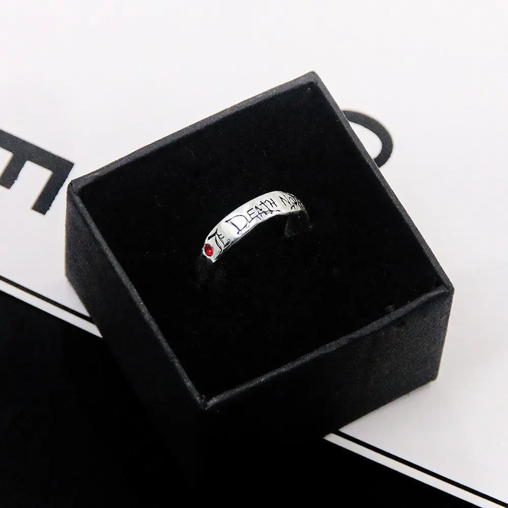 Death Note Anime Ring with Engraved Letters