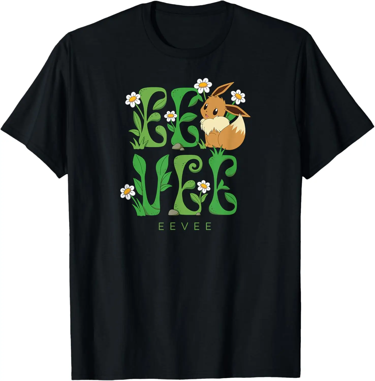 

MINISO X Pokémon - Eevee Floral First Generation Normal Type T-Shirt