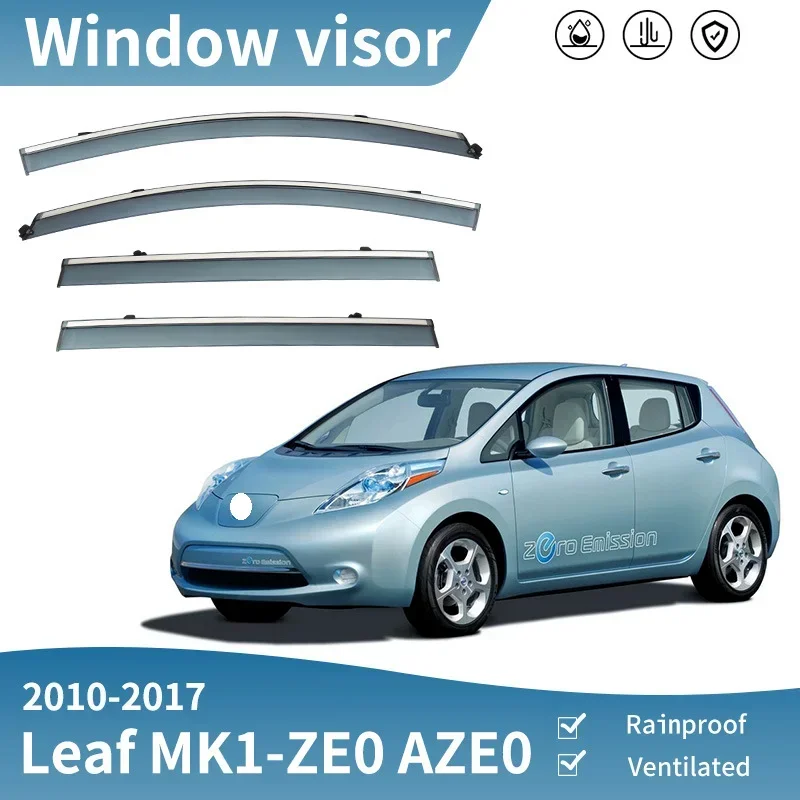 

Window Visor For Nissan Leaf ZE0 AZE0 2010-2017 Vent Ventvisor Wind Deflectors Visors Rain Guard Shades Visor Door Visor