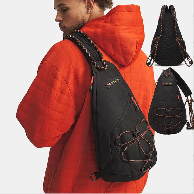Under Armour Autumn-Winter New Style Summit Men's and Women's Lightweight Sporty Casual Crossbody Bag 6000949-001