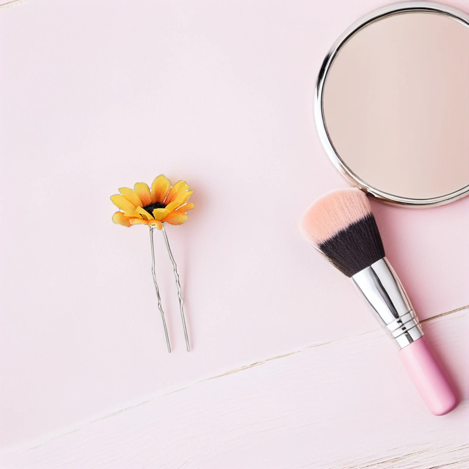 

25 шт., свадебные заколки для волос с подсолнухом и ромашкой, свадебные аксессуары для волос с цветочным принтом, праздничная вечерние заколка для подружек невесты с подсолнухом