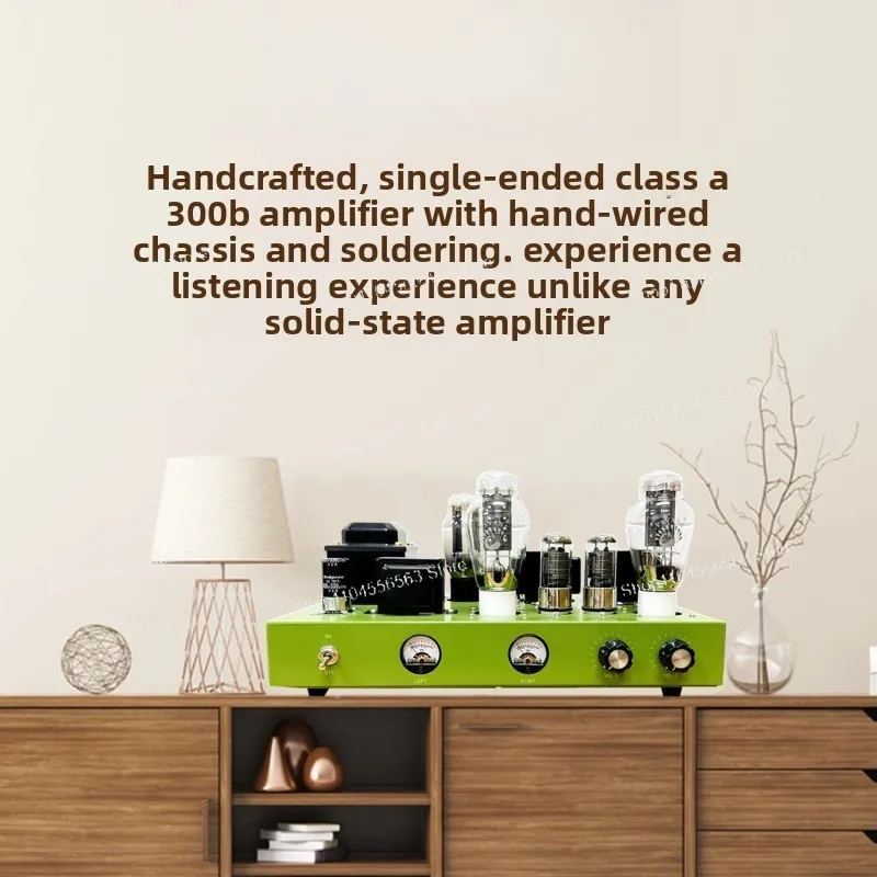 300B Single‑ended Class A Tube Amplifier, DIY Point‑to‑point Wiring Kit Finished Unit