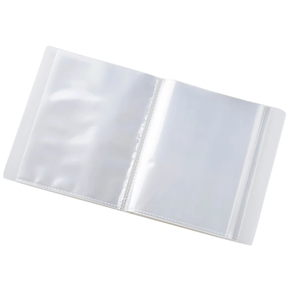 Libro de bolsillo A6, organizador de gran capacidad, álbum, pegatinas, tarjetas, facturas, notas, Clips de almacenamiento, suministros escolares y de oficina, 40 hojas