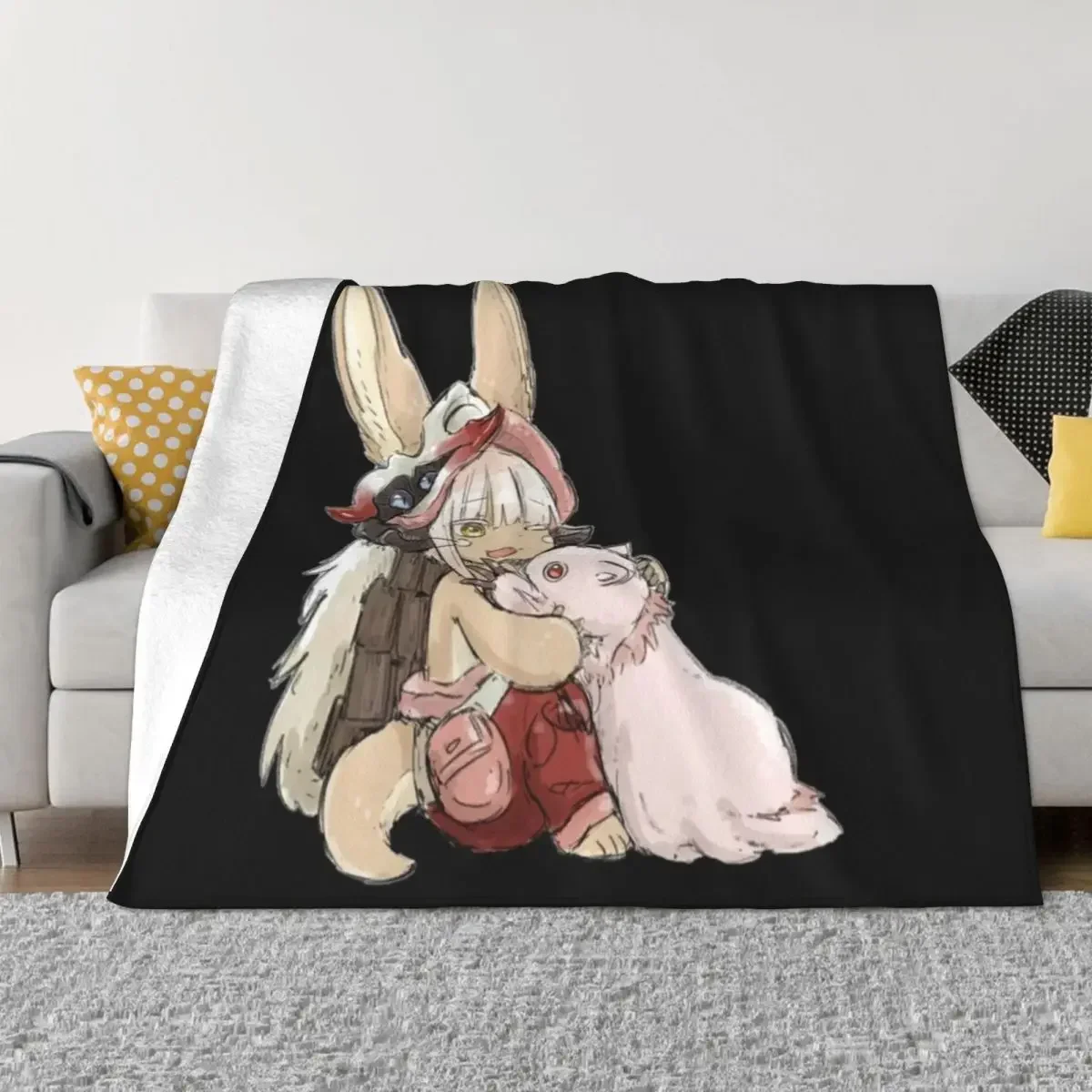 Made in Abyss Anime Classic Throw Blanket Large Hair Decorative Sofa Blankets