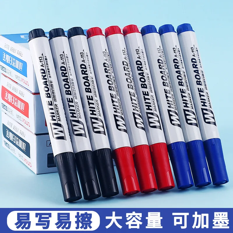 3/10 Pcs Set Erasable Magnetic Whiteboard Marker Pen Blackboard Marker Chalk Glass Ceramics Office School Art Marker Stationery