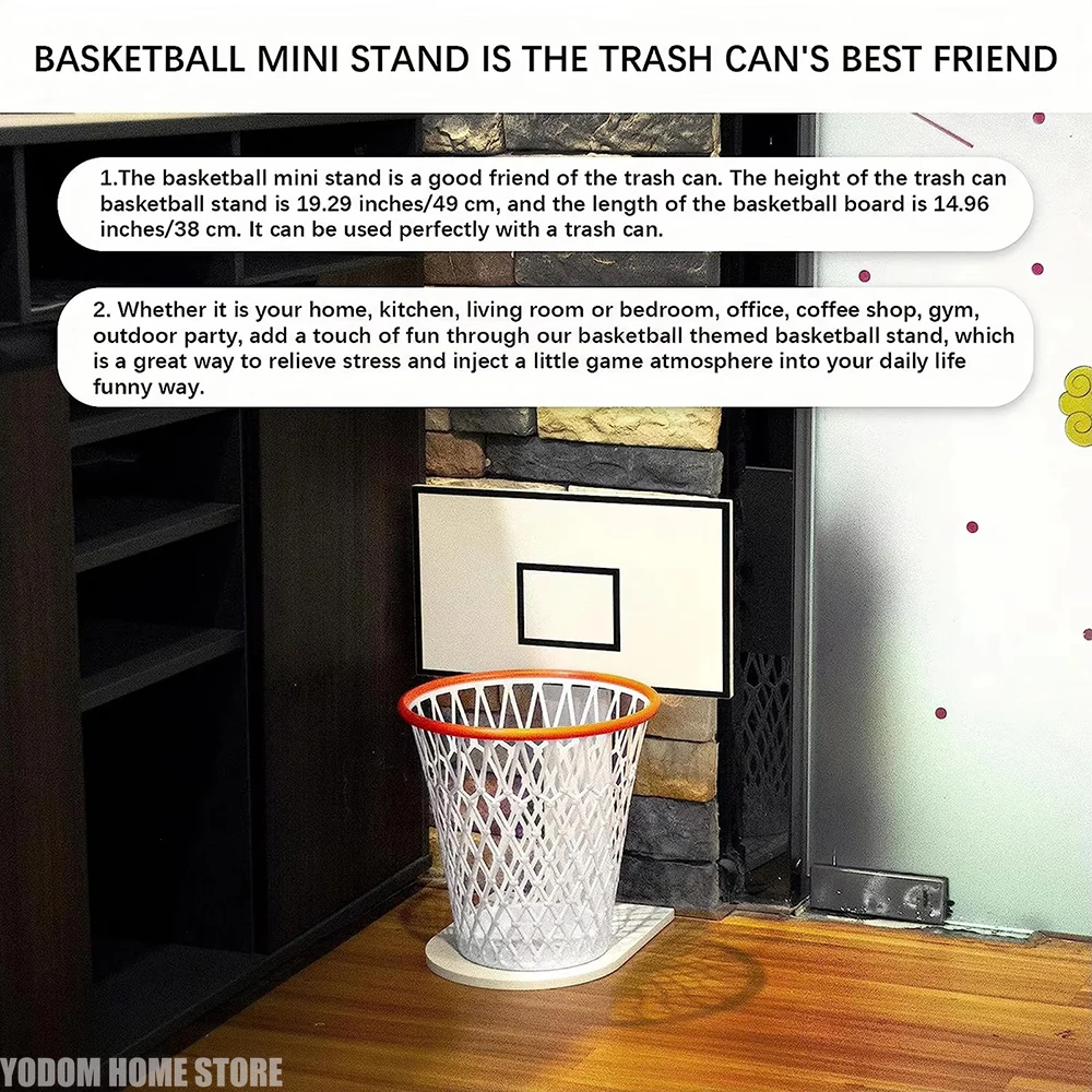 

Creative Basketball Rack Storage Basket Adult - Sized Trash Can Stand Without Trash Can Perfect for Birthday Gifting