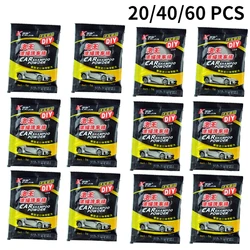 Multifuncional Car Wash Shampoo Ferramentas de Limpeza, Car Soap Powder, Acessórios para pára-brisa, 20 Pcs, 40 Pcs, 60 Pcs