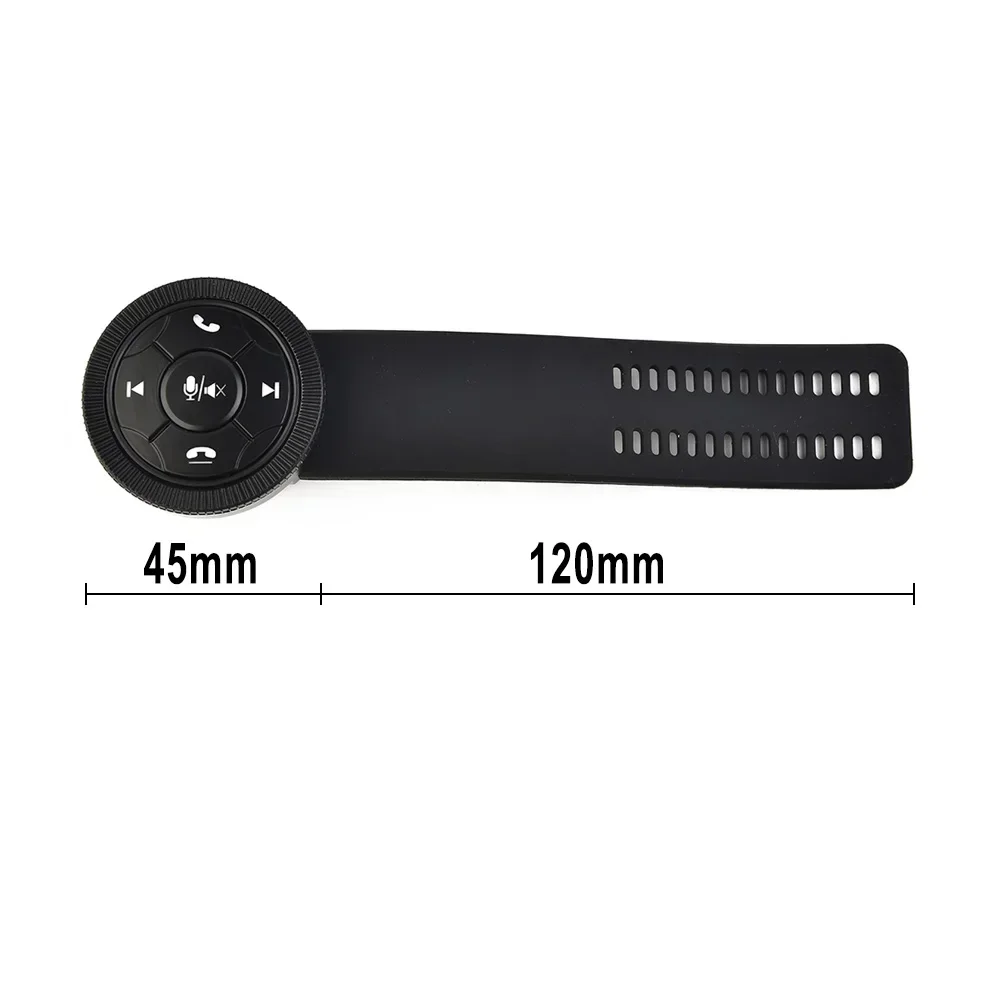 New Wireless Bluetooth-Compatible Media Button Remote Controller Car Motorcycle Steer Wheel MP3 Music Play Universal Accessories