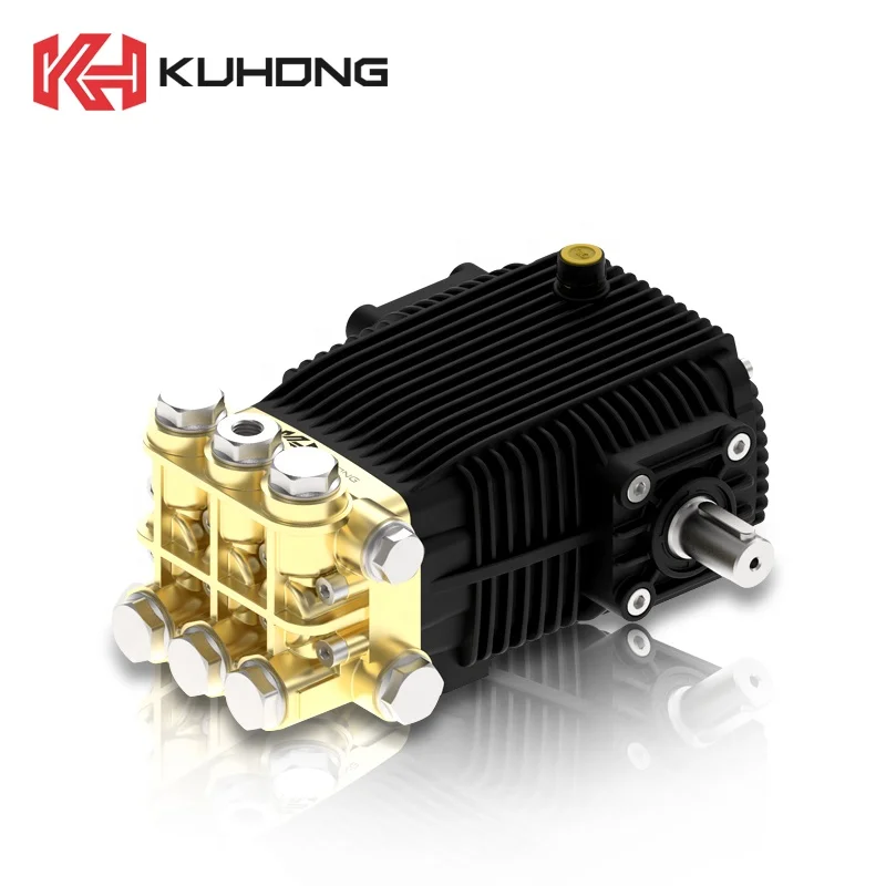 Kuhong KJA1548N 38lpm 160bar 11kw 1450rpm high pressure plunger pump industrial triplex pressure washer pump male shaft pump