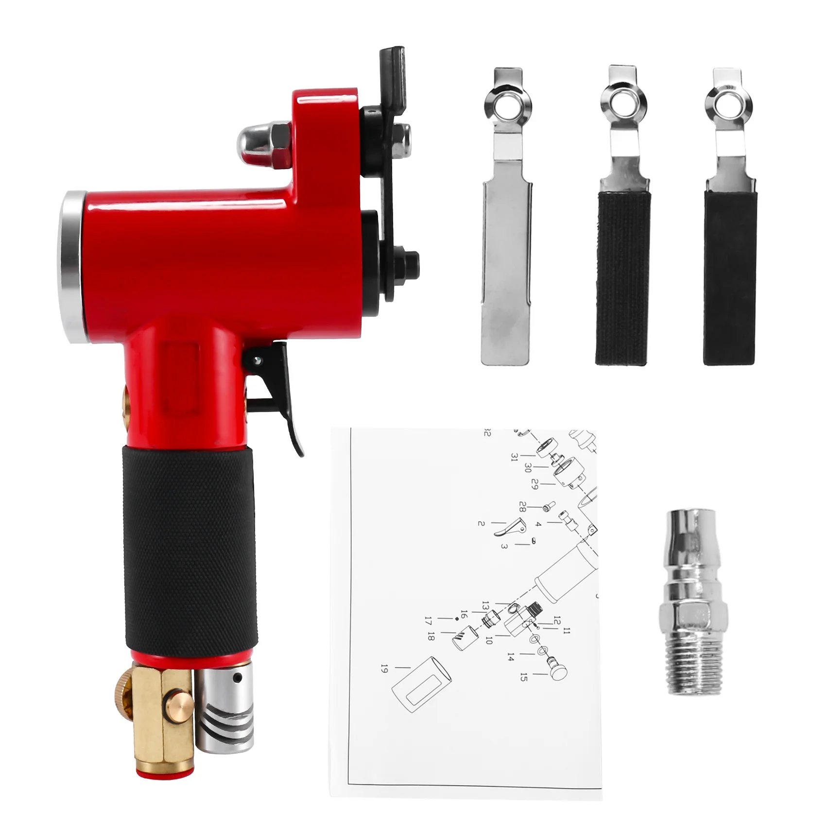 Top Sale Pneumatic Air Tools Track Diameter Track Finger Sander Polishing Machine Dual Action Sanders FS-30