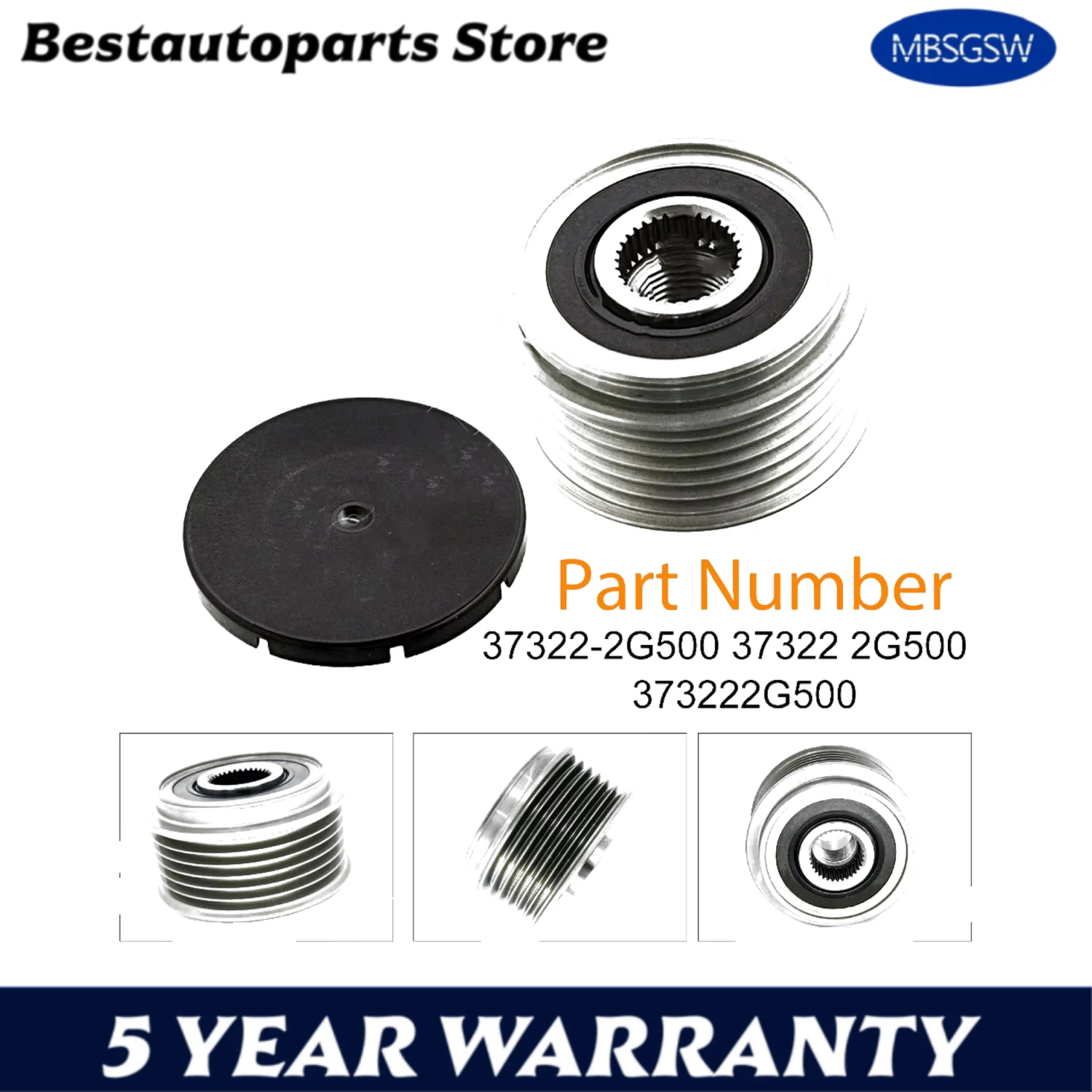 

37322-2G500 373222G500 Генератор шкива сцепления для HYUNDAI SANTA FE Sport SONATA TUCSON KIA OPTIMA SORENTO SPORTAGE 2.4L 2.0L