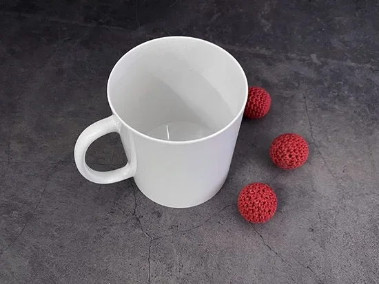 Chop Mok van Oliver Magic Stage Goocheltrucs Cup en Ballen Illusie Magnetische Cup Close up Magia Goochelaars Prop Gimmick Accessoire