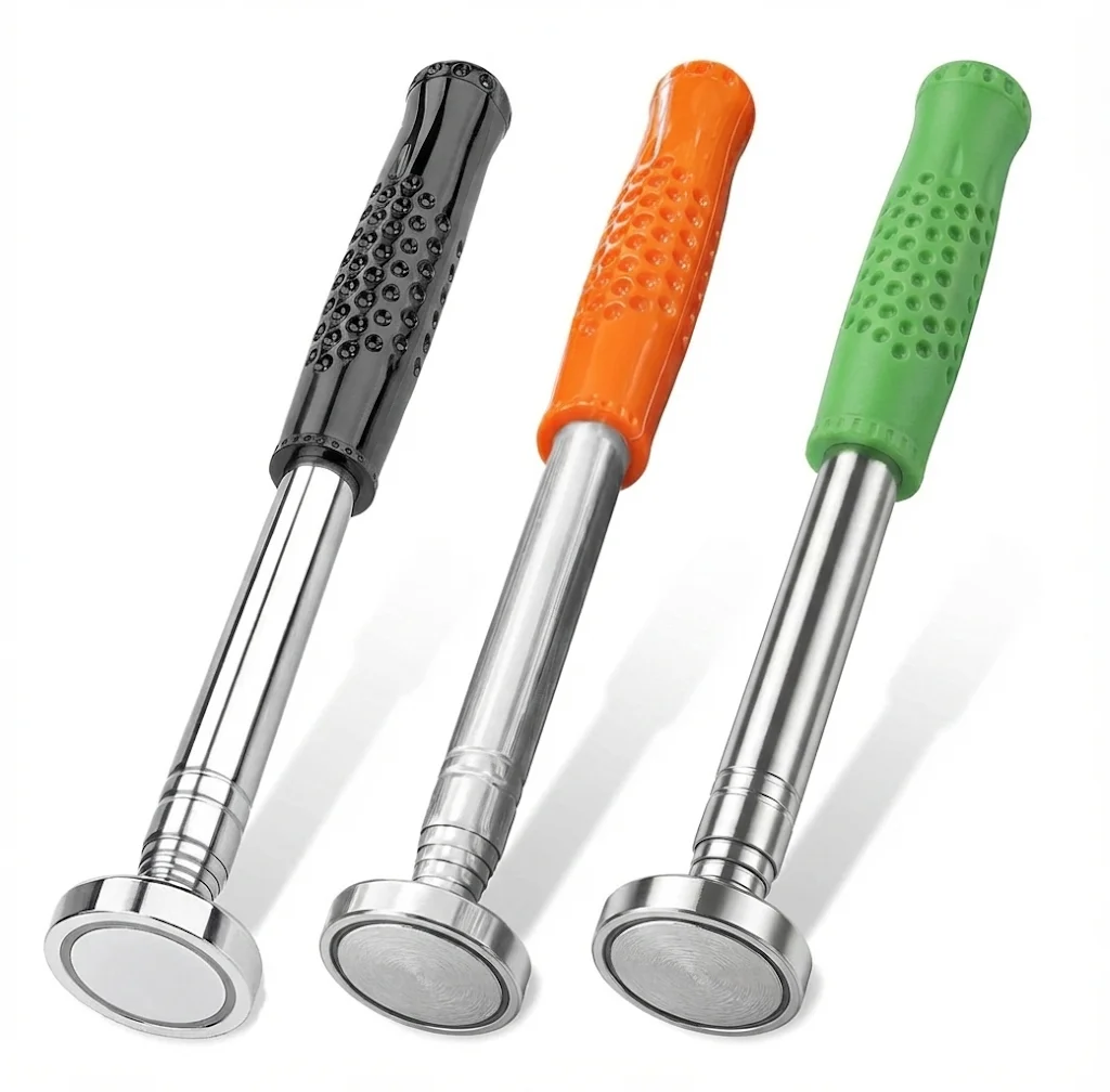 

50 фунтов сверхмощный магнитный пикап, телескопический выдвижной магнитный стержень, гайка, болт, ретривер, авторемонт, ручной инструмент, гаджет