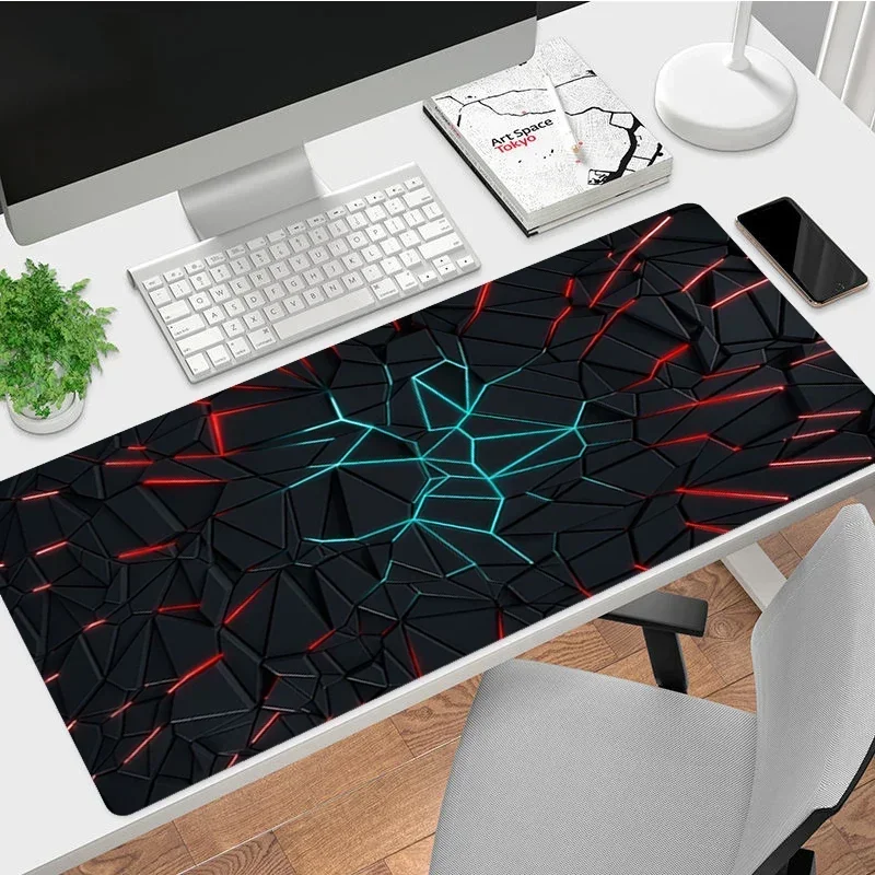 Large Computer Mouse Pad Gaming Accessories Sense of Science and Technology Printing Keyboard Pads XXL Rubber Anti-slip Desk Mat