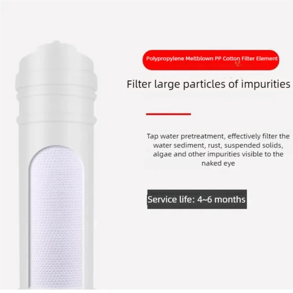 Waternoble 10 Inch Universal Quick Connect PP Cotton Water Purifier Replacement Filter for Home & Office Use Durable & Efficient