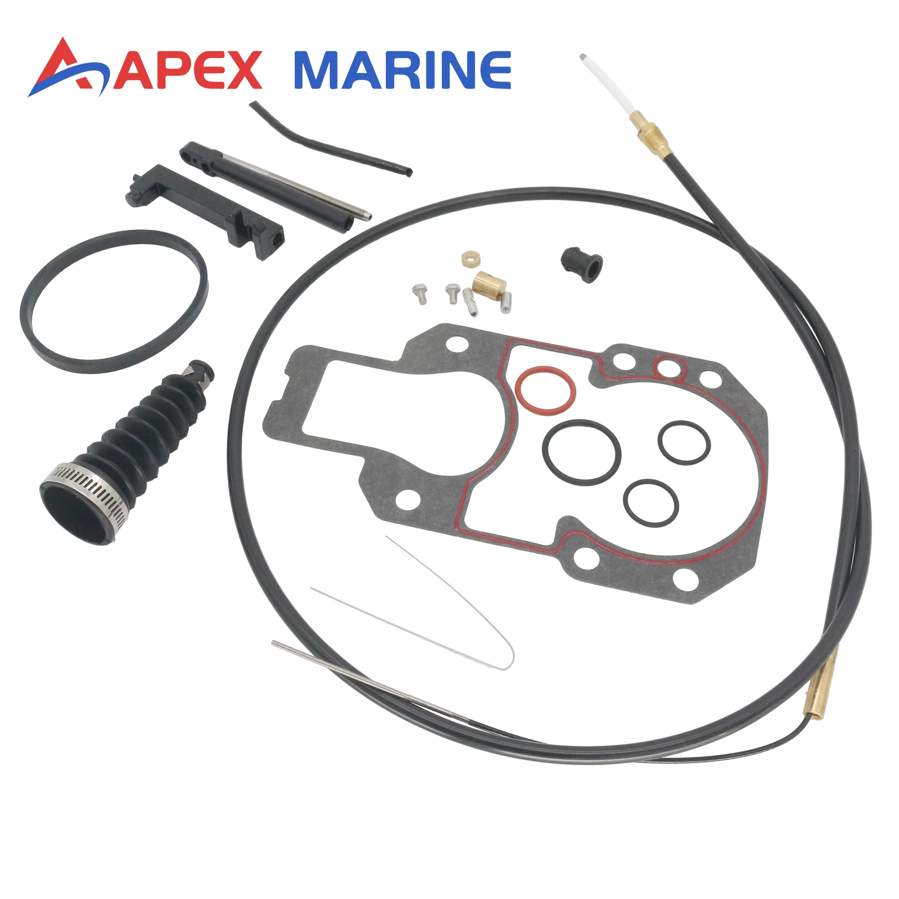 

8M0176524 Quicksilver Lower Shift Cable Gasket Kit for Mercrusier Stern Drive 4.3 MR MC Alpha1 Gen 1 2 865436A02 18-2603