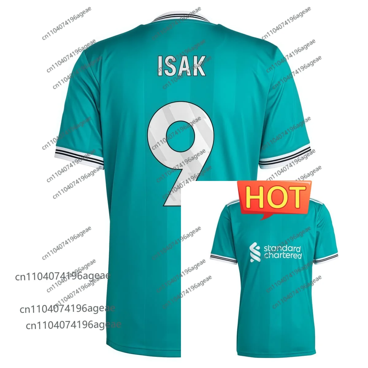 25-26 신형 FC 축구 유니폼 남녀 공용 야외 스포츠 캐주얼 티셔츠 3D 프린트 반팔 티셔츠