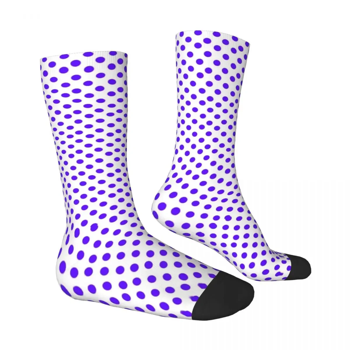 On White Polka Stockings Design Modern Socks Autumn Non Skid Socks Women Men Outdoor Sports High Quality Socks