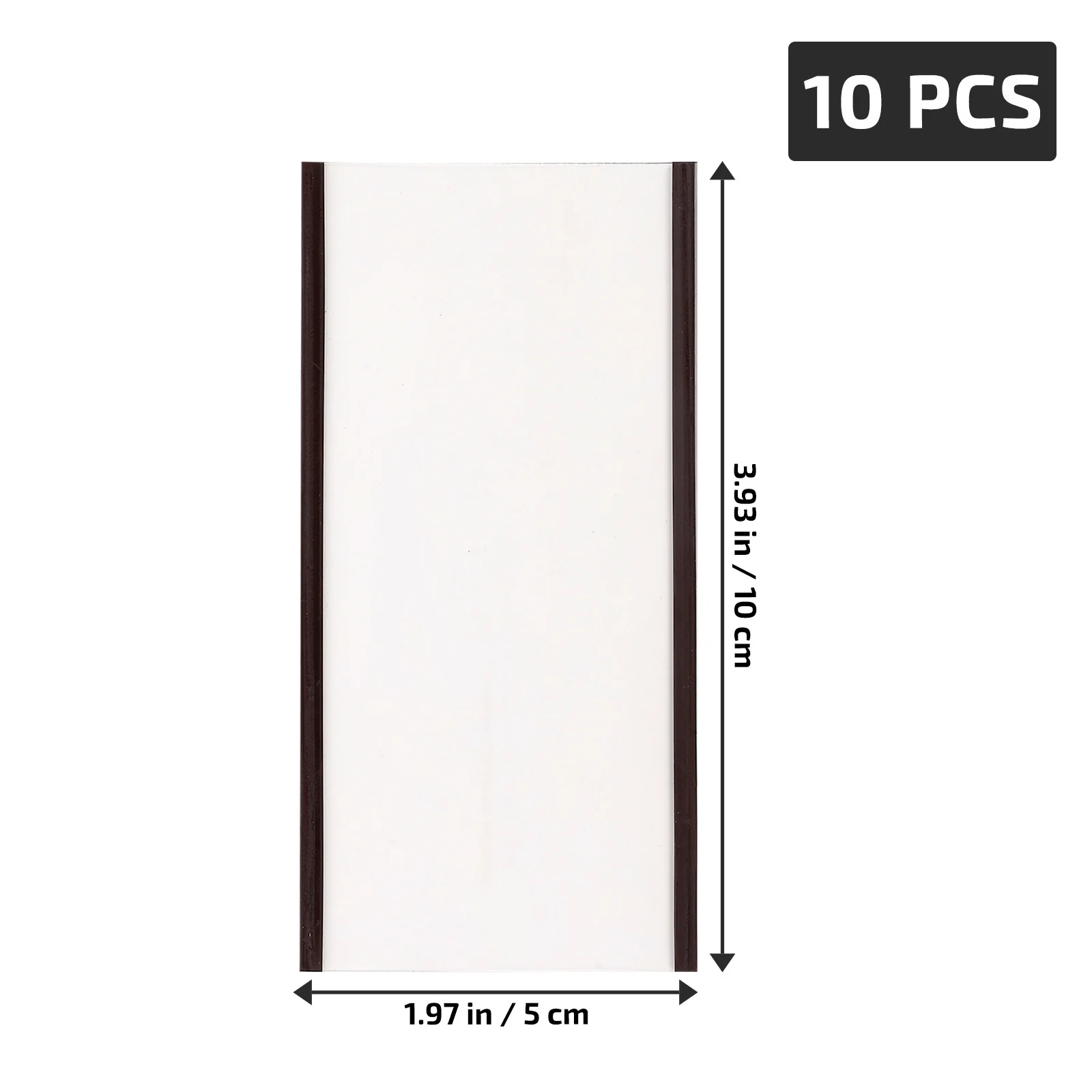 

10Pcs Magnetic Label Display Holder Lightweight Portable Price Tag Clips for Warehouse Supermarket Store Use Magnetic Sign Clip