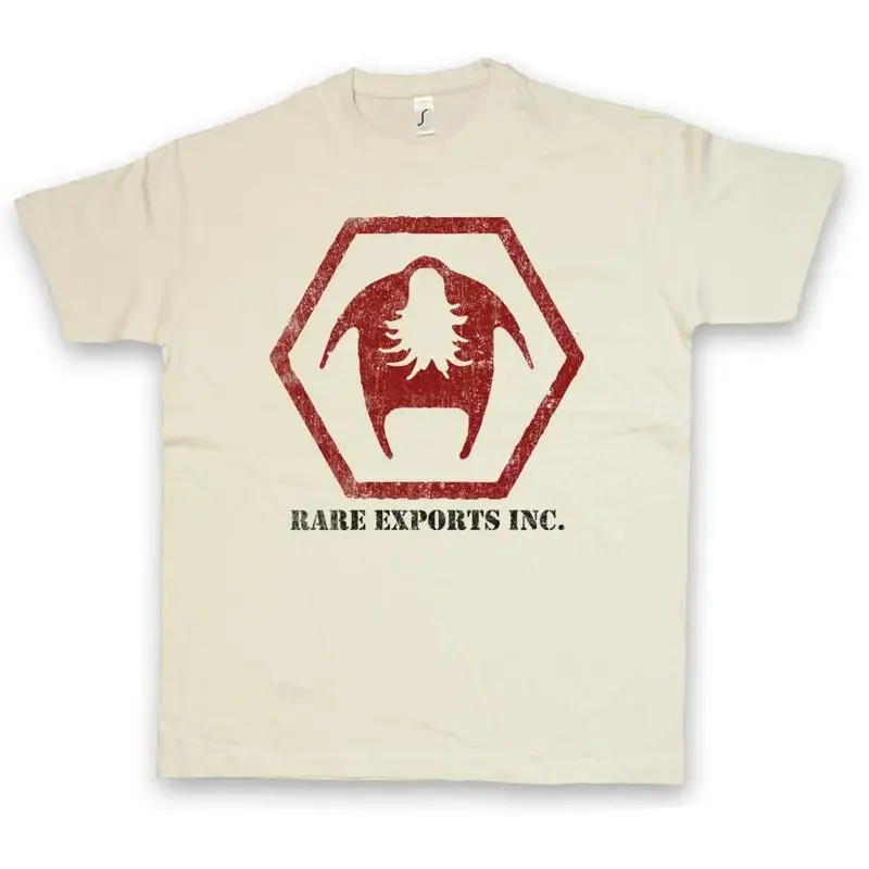 RARE EXPORTS T SHIRT Inc Corporation Corp Symbol Logo Sign Company Alien