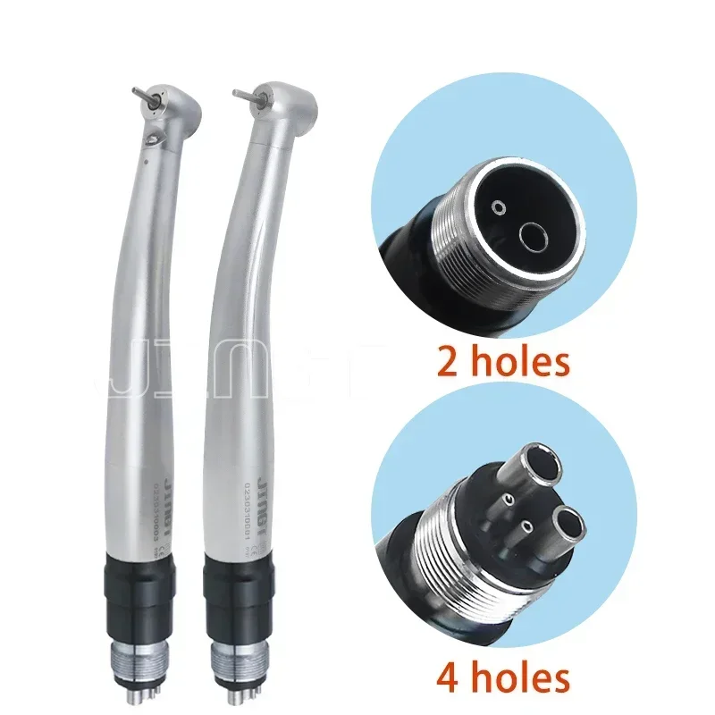 

Advanced LED Turbine Handpiece With E-Generator - High Speed Dental Drill With Push Button Chuck and Quick 2/4-Hole NSK Coupler