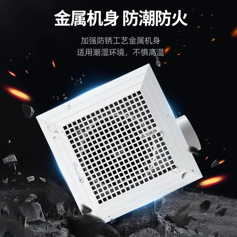 Abluftventilator für Küche und Badezimmer. Ventilator für zu Hause