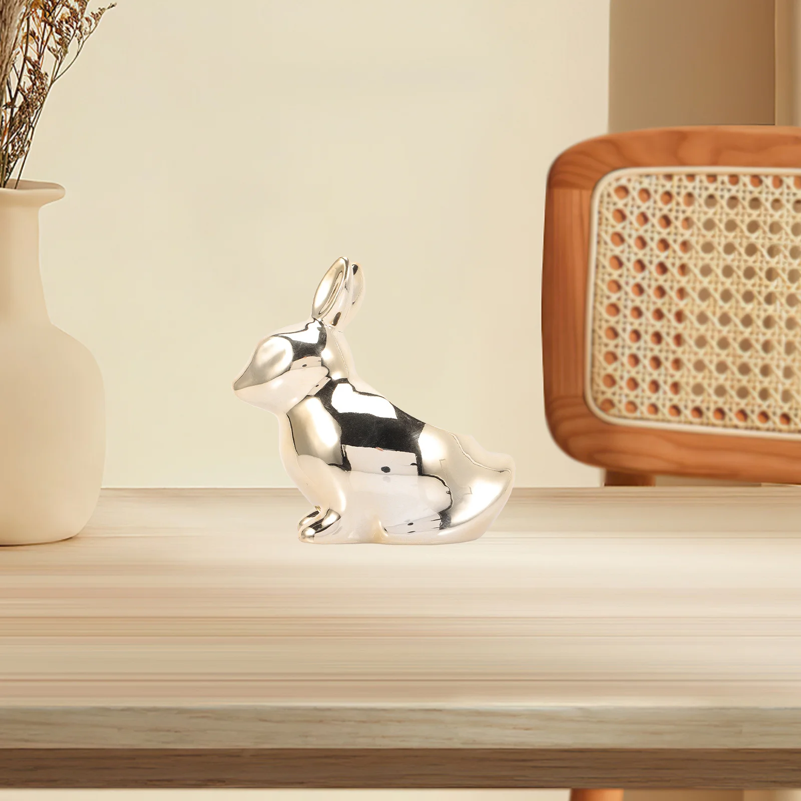 

Plant Pots Indoor Room Decor Flower Outdoor Succulents Golden Cartoon Bunny Planter