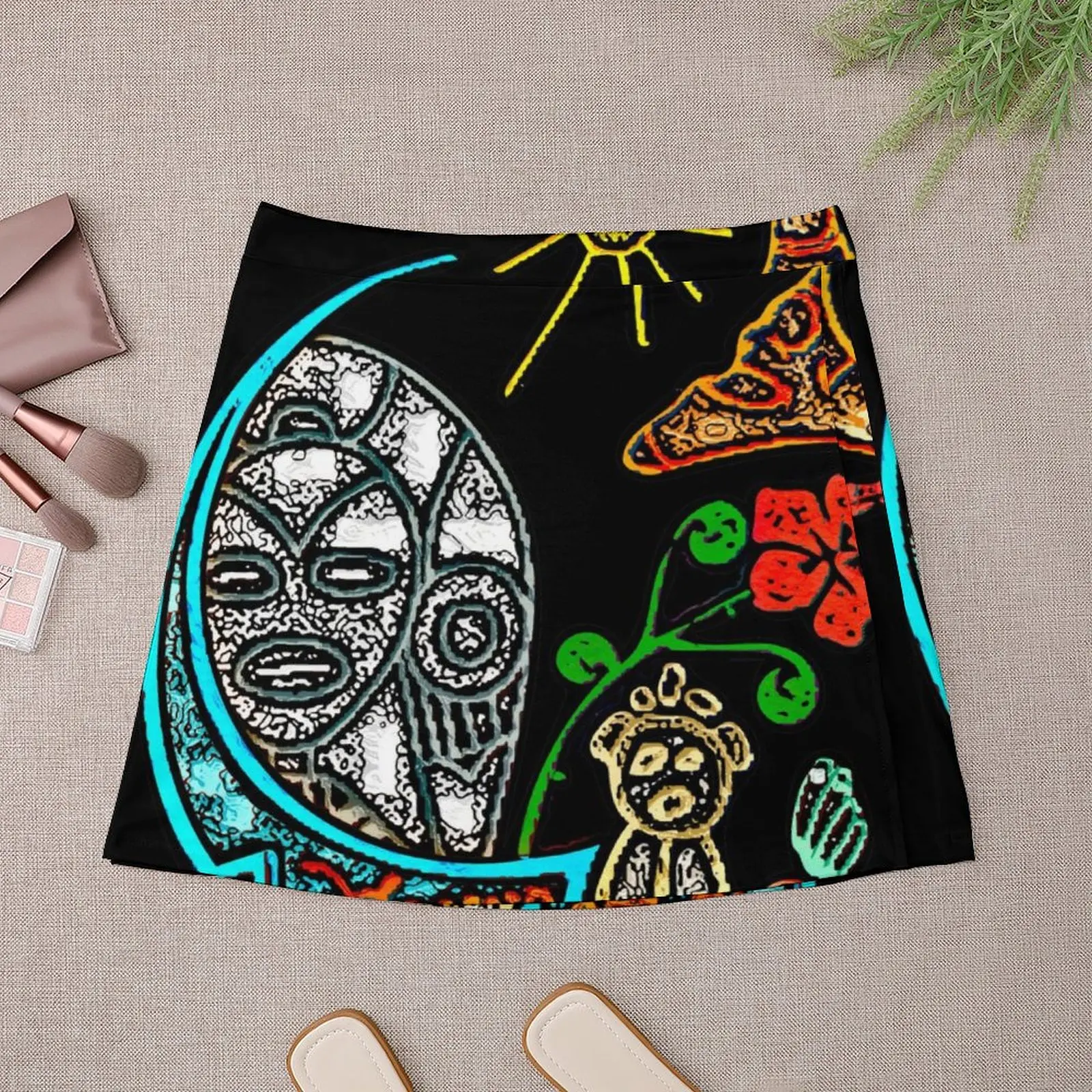 Atabey Goddess Taino Symbols Puerto Rico Mini Skirt skirts for women 2025 Skirt satin korean skirt Mini