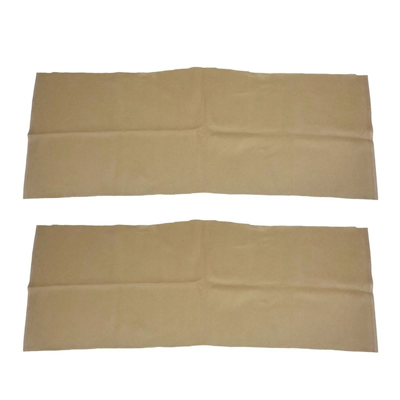 2X Speaker Grill Cloth Stereo Speaker Mesh Cloth 1.4M X 0.5M,Beige