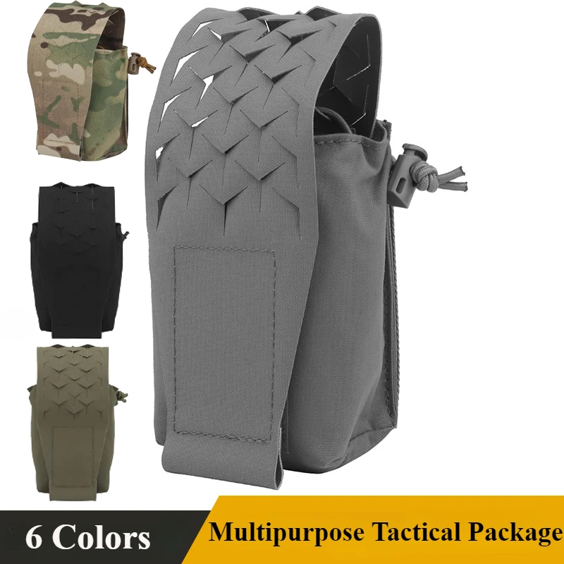 

Tactical SPUD Multifunctional Molle Pouch Storage Radio Holster Rifle AR 5.56 mag AK 7.62 Magaizne Carrier